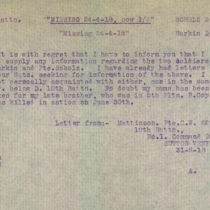 Soldier packet page