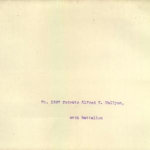 Soldier packet page