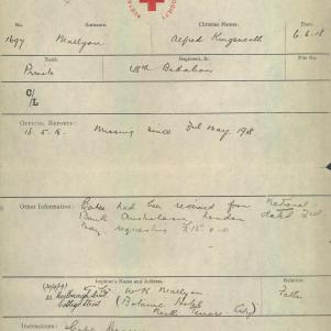 Soldier packet page