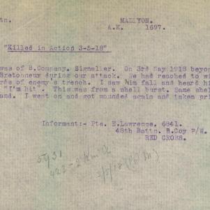 Soldier packet page