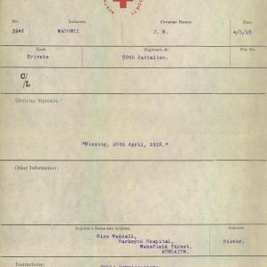 Soldier packet page