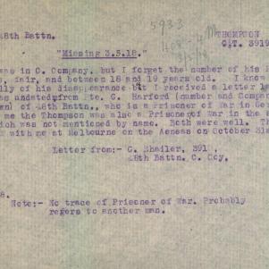 Soldier packet page