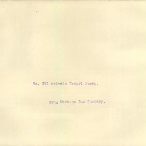 Soldier packet page