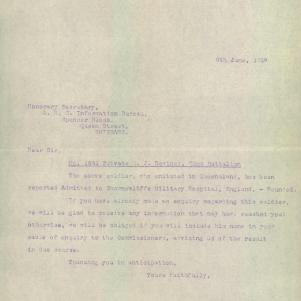 Soldier packet page