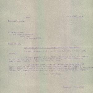 Soldier packet page