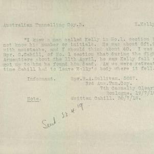 Soldier packet page