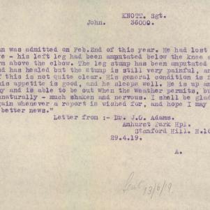 Soldier packet page