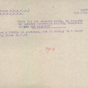 Soldier packet page