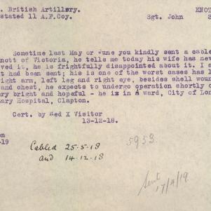 Soldier packet page
