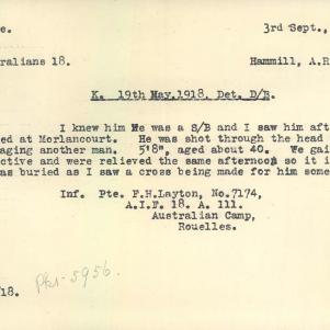 Soldier packet page