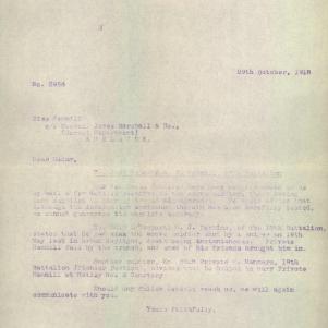 Soldier packet page
