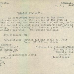 Soldier packet page