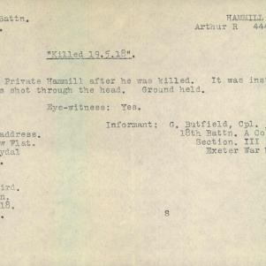 Soldier packet page