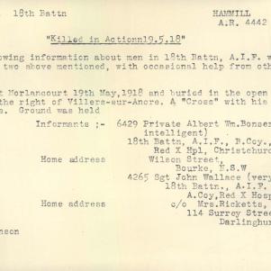Soldier packet page