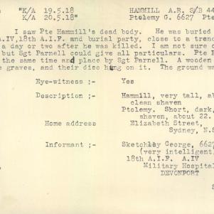 Soldier packet page