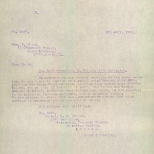 Soldier packet page