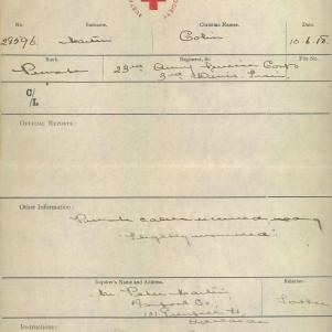 Soldier packet page