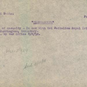 Soldier packet page