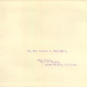 Soldier packet page