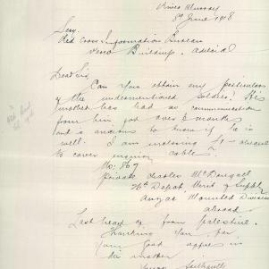 Soldier packet page