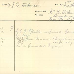 Soldier packet page