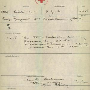Soldier packet page