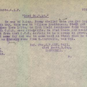 Soldier packet page