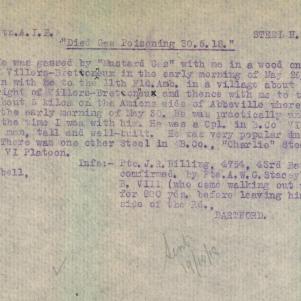 Soldier packet page