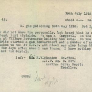 Soldier packet page