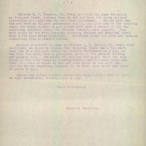 Soldier packet page