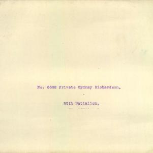 Soldier packet page