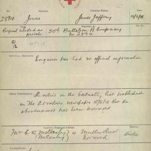 Soldier packet page