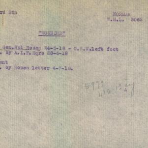 Soldier packet page