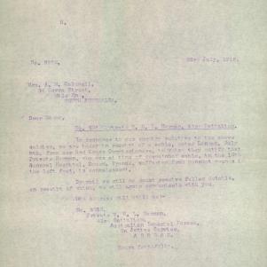 Soldier packet page