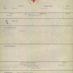Soldier packet page
