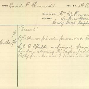 Soldier packet page