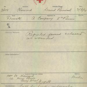 Soldier packet page