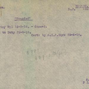 Soldier packet page
