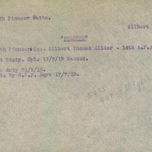 Soldier packet page