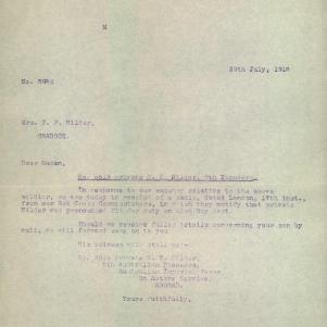 Soldier packet page