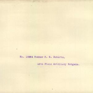 Soldier packet page