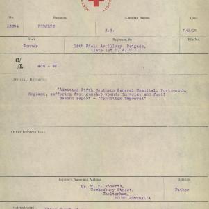 Soldier packet page