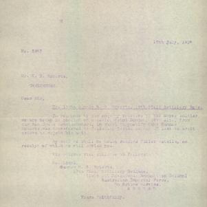 Soldier packet page