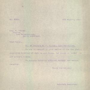 Soldier packet page