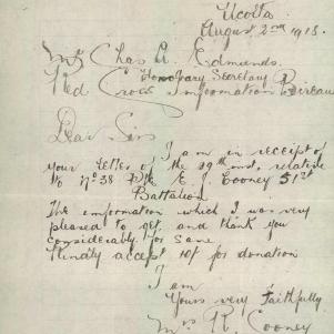 Soldier packet page