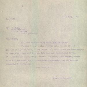 Soldier packet page