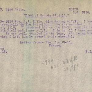 Soldier packet page
