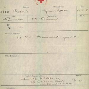Soldier packet page
