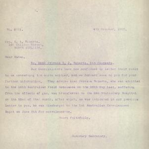 Soldier packet page