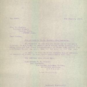 Soldier packet page